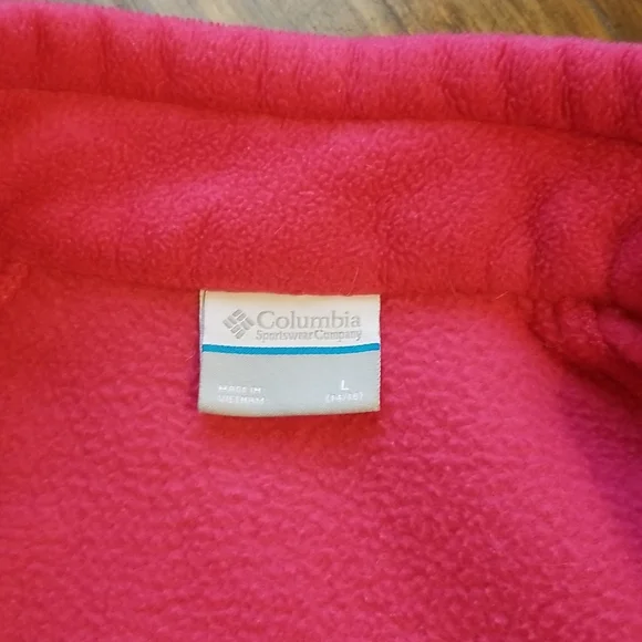 Columbia Girls Fleece Jacket Large - Picture 6 of 10